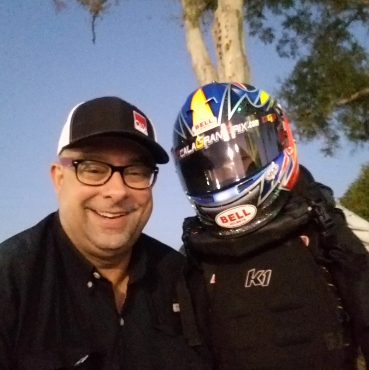 Robert with Sebastian Wheldon, 2017