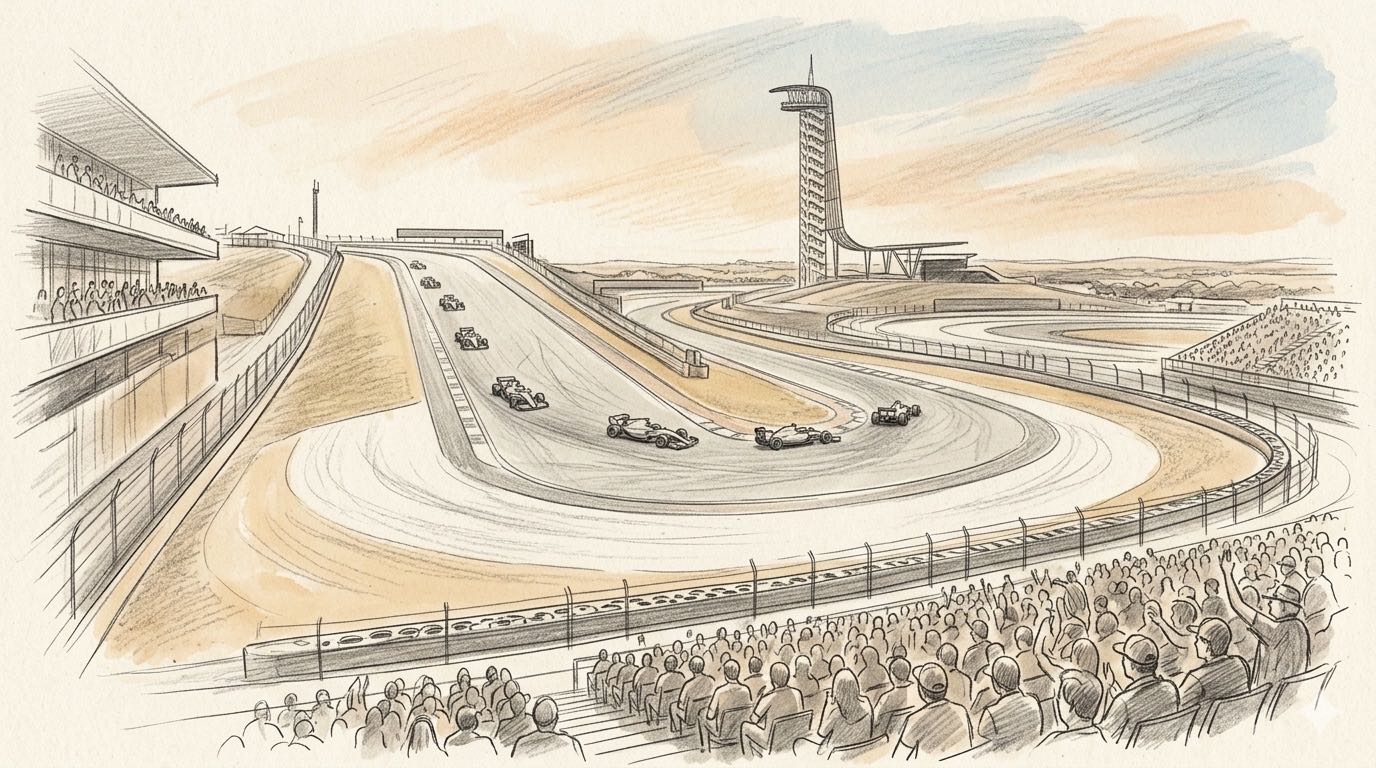 COTA Paddock Club vs Grandstand vs Turn 1