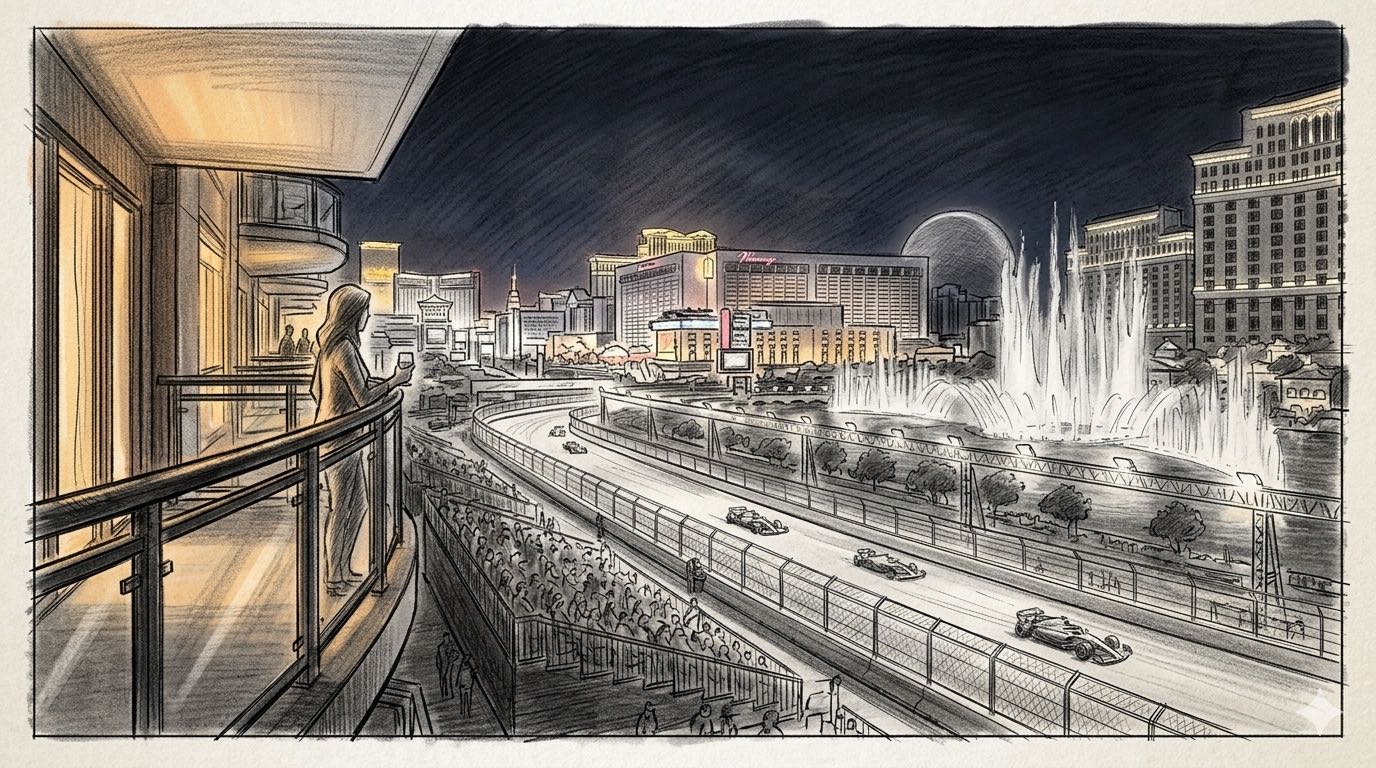 Las Vegas Grand Prix: Balcony and Hotel Viewing